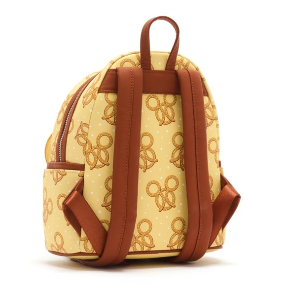 Disney Parks Mickey Mouse Pretzel Scented Loungefly Mini Backpack - Picture 4 of 8